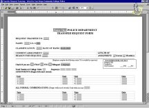 Template based reports